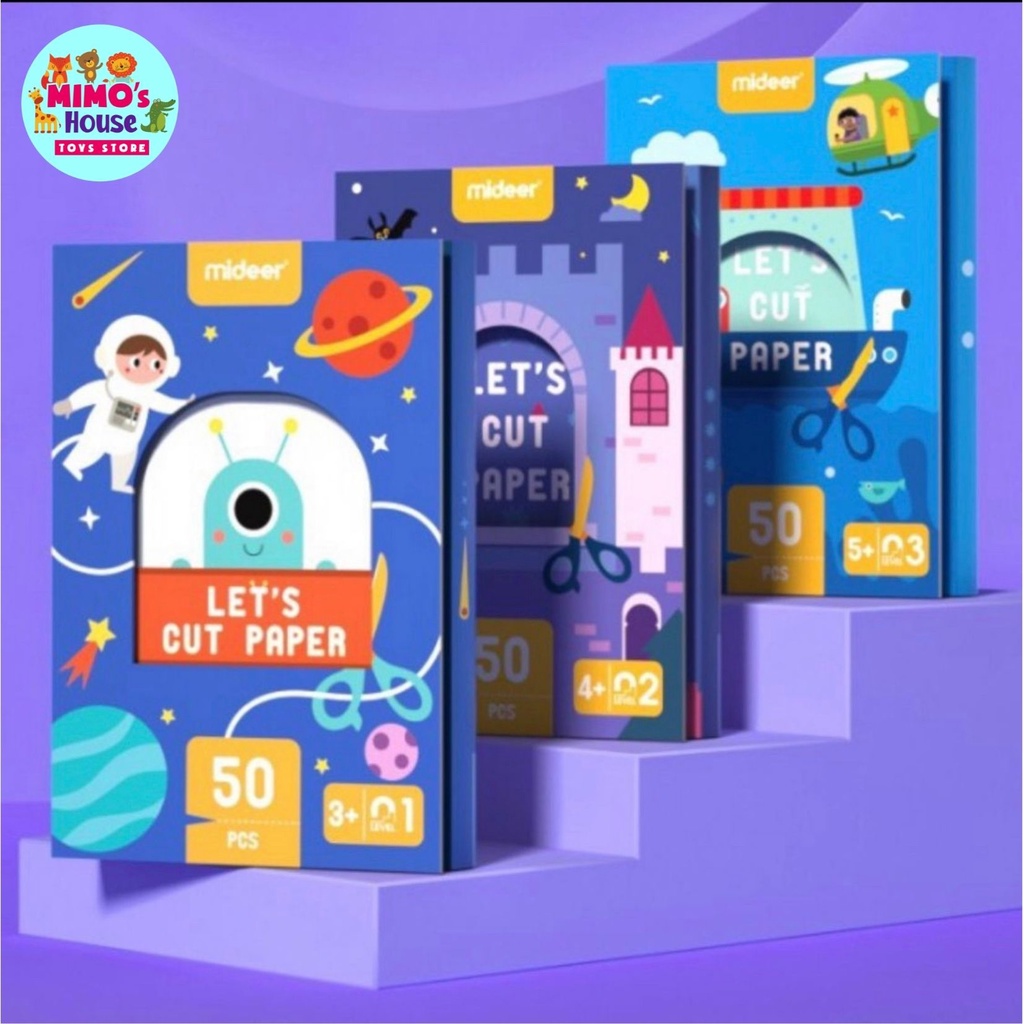 TRÒ CHƠI CẮT DÁN THỦ CÔNG – LET’S CUT PAPER - MIMO HOUSE 09