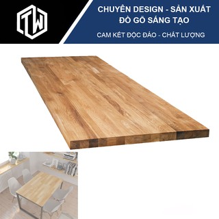 Mặt bàn gỗ tự nhiên cao cấp, nhiều kích thước
