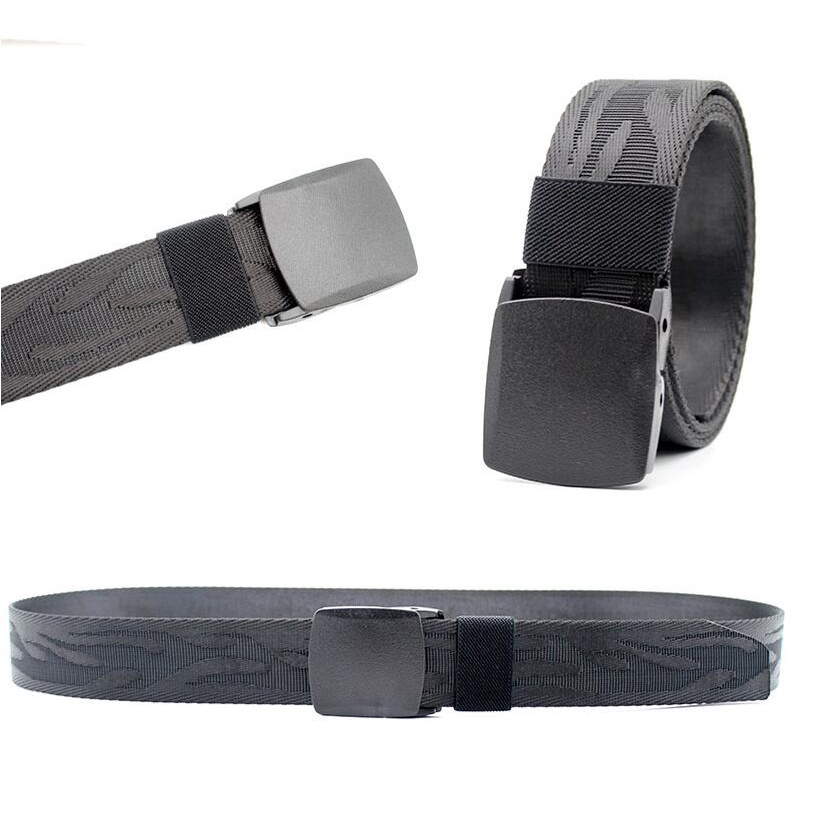Thắt Lưng Nylon Khóa Tự Động Cao Cấp Phong Cách Quân Đội Cho Nam Nữ