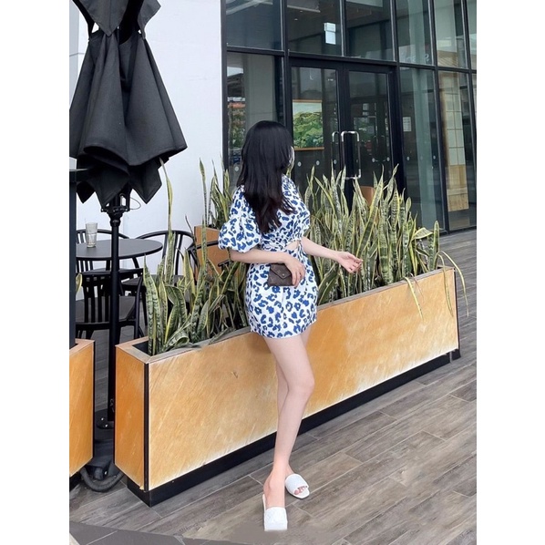 VÁY BEO XANH THÔ ĐŨI