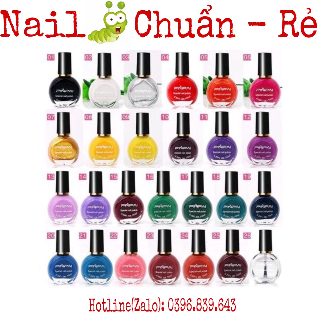 Sơn In Pinpai - Sơn In Móng Chuyên dụng trong ngành nail - Trang trí móng