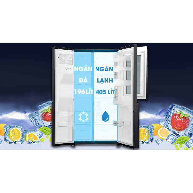 Tủ lạnh LG Inverter InstaView Door-in-Door 601 lít GR-X247MC - Mới 100%