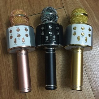 Micro karaoke kèm Loa Bluetooth WS-858