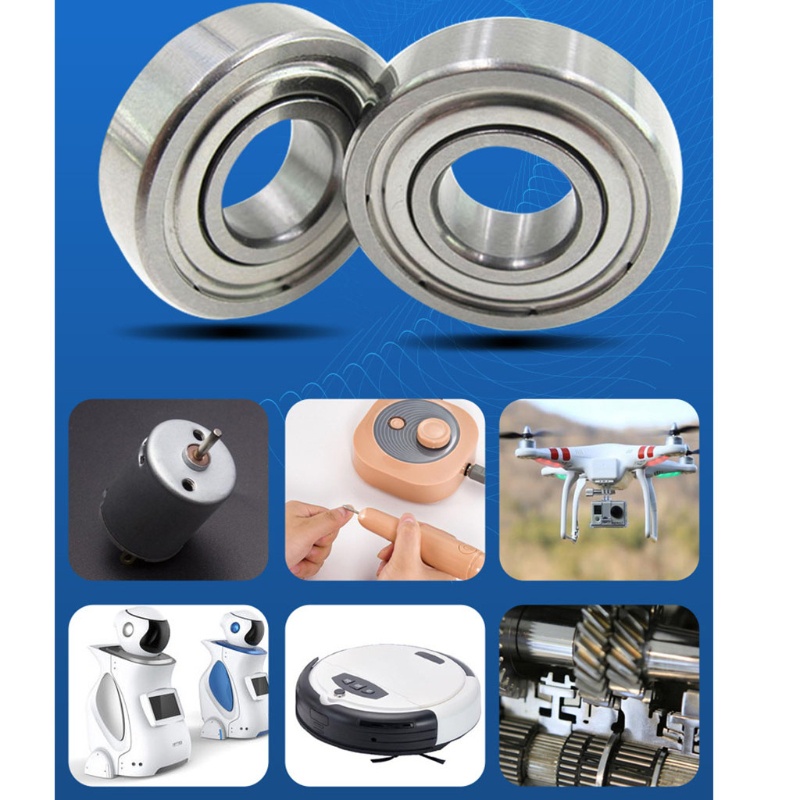 Set 10 Vòng Bi Kín Bằng Thép Không Gỉ Cho Ván Trượt