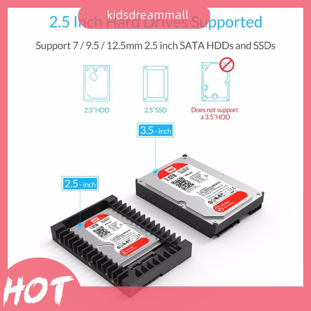 1 Khay Đựng Ổ Cứng Ssd Orico 1125s 2.5 Inch Sang 3.5 Inch 7 / 9.5 / 12.5mm Sata | BigBuy360 - bigbuy360.vn