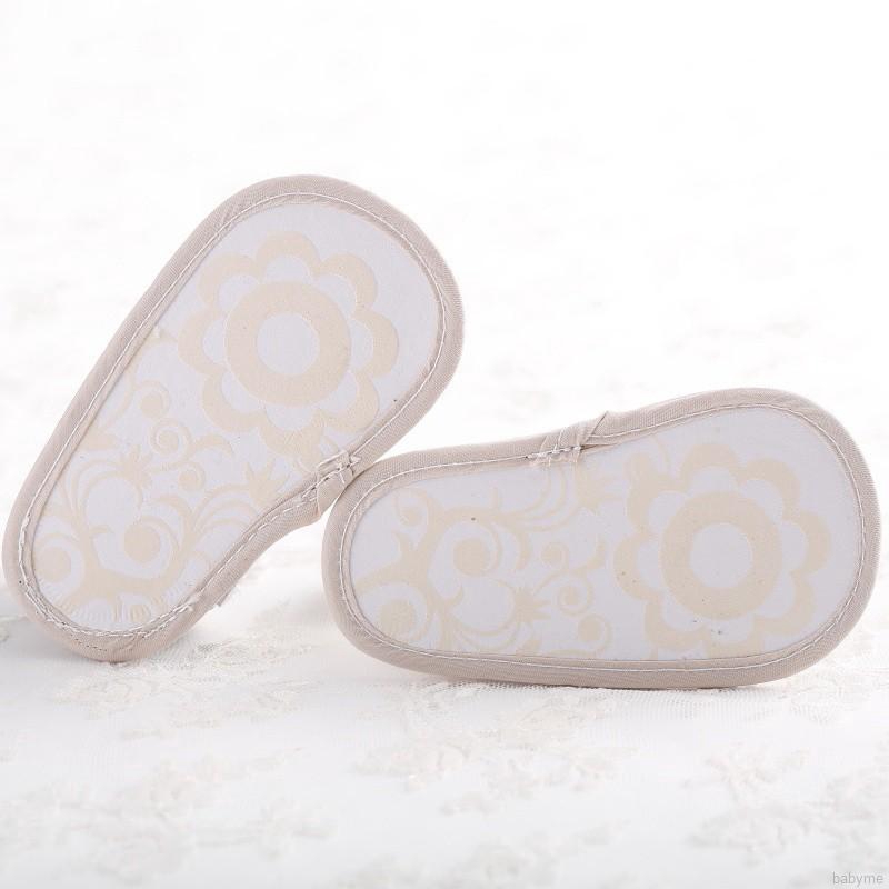 Sandals xỏ ngón đính nơ chống trượt cho bé