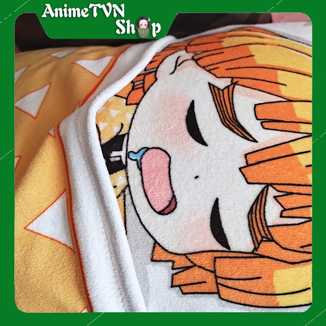 Gối nhồi bông Anime Manga Kimetsu no Yaiba  (Thanh gươm diệt quỷ) - Sleeping ver (Có chỗ giữ ấm tay)