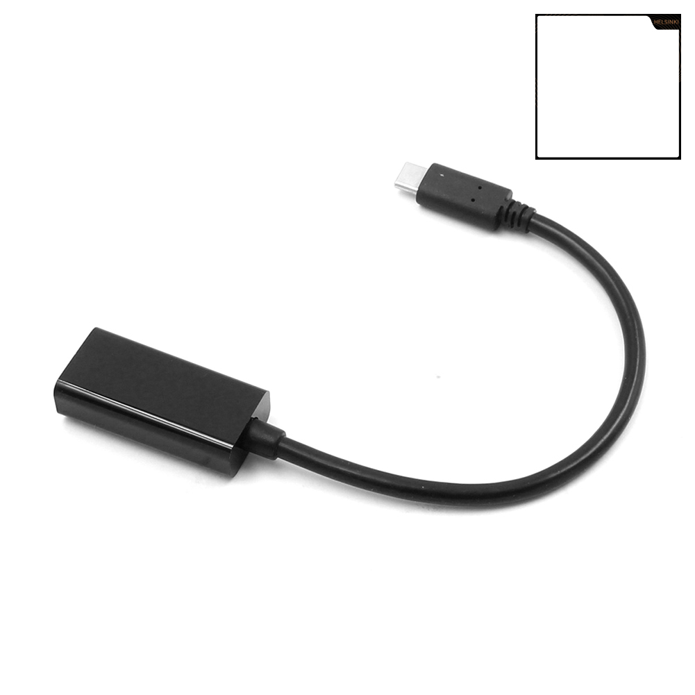 helsinki Type C to 4K HDMI-compatible DisplayPort Mini DP Adapter for Macbook Chrome Book HP Dell