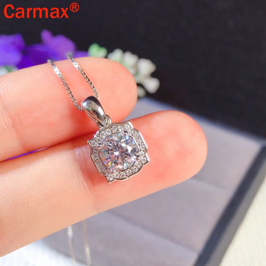 Dây Chuyền Mặt Hình Moissanite Thời Trang Cho Nữ