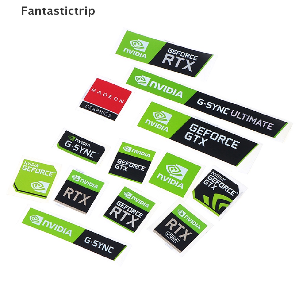 Bộ 5 Miếng Dán Trang Trí Laptop New NVIDIA GTX GEFORCE