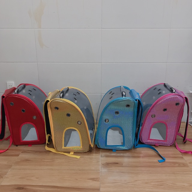 Balo Phi hÀnh Gia trong Suốt 2IN1 Có Xe Kéo  7kg vừa