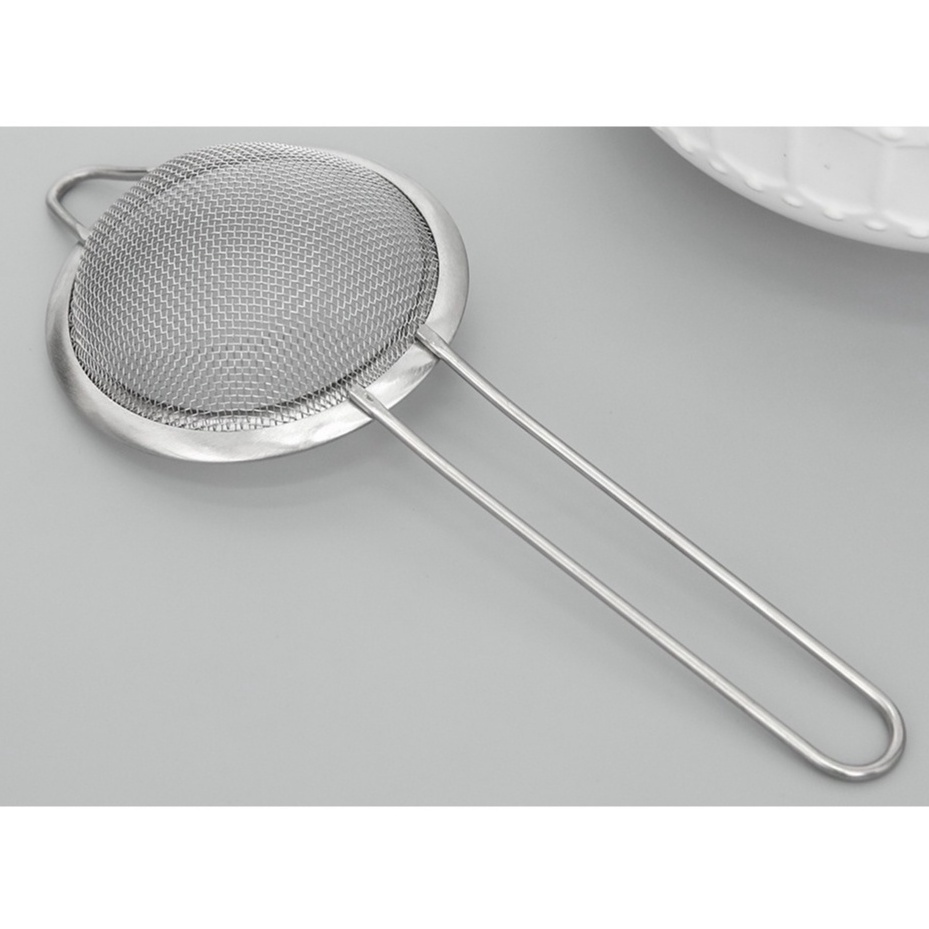 Rây lọc bột, lọc cháo siêu mịn bằng inox cho bé tập ăn dặm size 8, 10, 12 cm