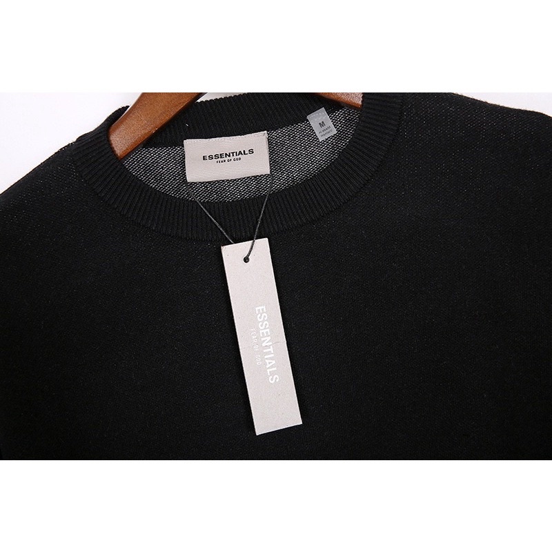 ⚡️⚡️ Áo Sweater ESSENTIALS Knit Sweater - Áo len ESSENTIALS / Sweater FEAR OF GOD FOG