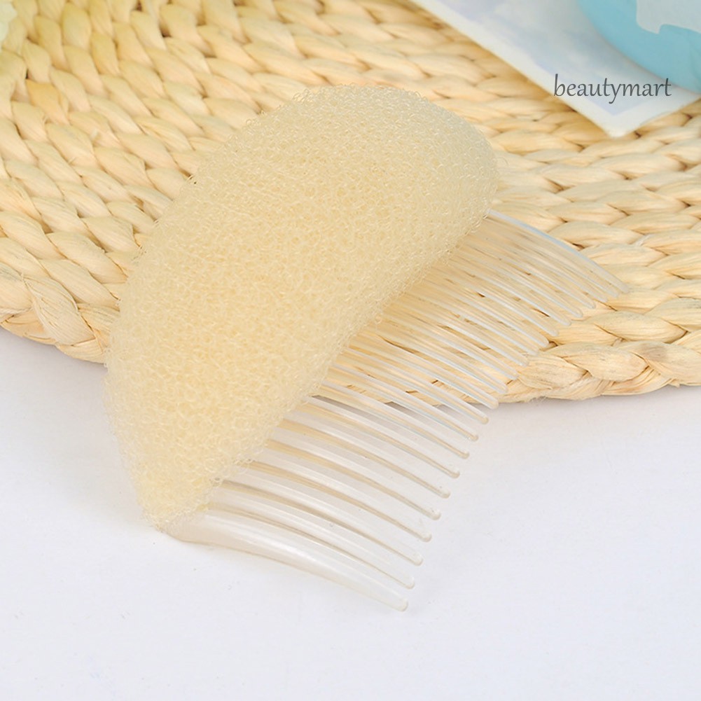 [Hàng mới về] Lược đệm tóc bồng bềnh tạo kiểu tóc búi DIY bằng xốp