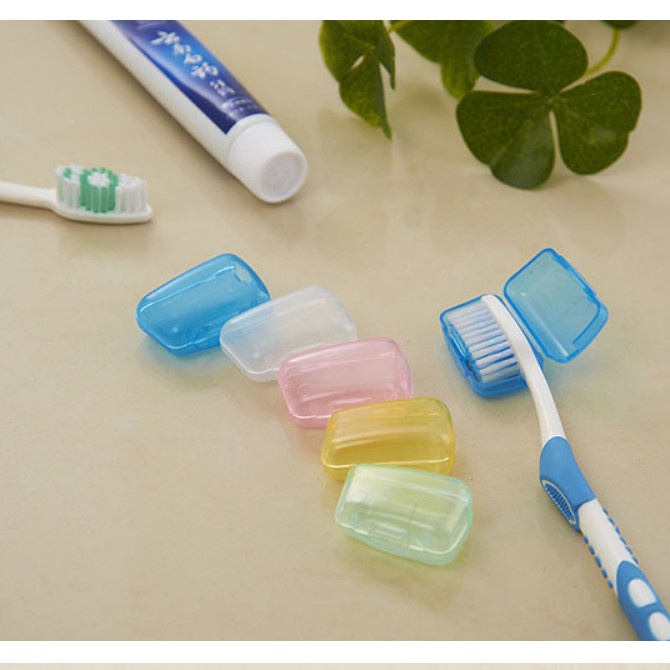 Combo 5 nắp nhựa bọc bàn chải đánh răng G01 chống bụi, vi khuẩn, chất liệu nhựa cao cấp an toàn cho sức khỏe, giá rẻ