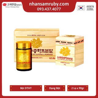 Bột đông trùng hạ thảo royal gold kgs hộp 180g