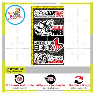 Shindecal- logo sticker dán xe máy mini m11