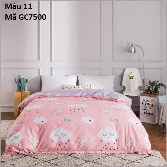 GC7500 Vỏ chăn cotton dày dặn 4 mùa in họa tiết 200x230cm