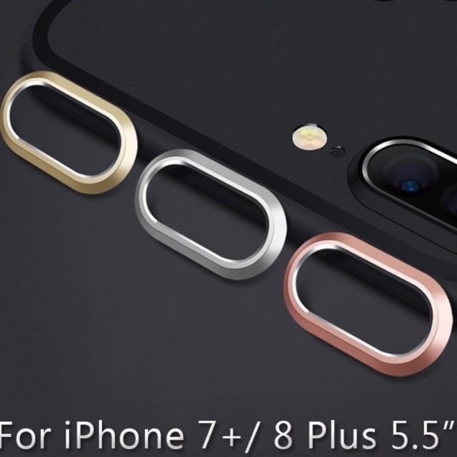 [ RẺ VÔ ĐỊCH ] Viền Kim Loại Bảo Vệ Ống Kính Camera Sau Cho IP 6/7plus/ 8 Plus/X/ Xr/ Xs Max.