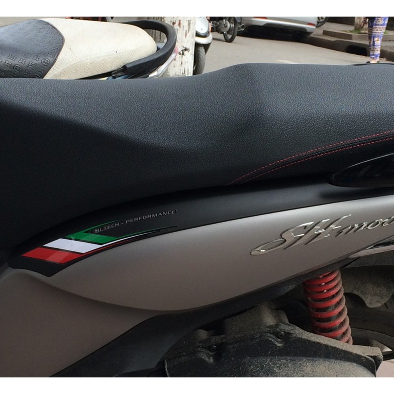 Nẹp Sườn Dành Cho Xe SH Mode 2016-2019 Kiểu Ý Tặng Kèm Decan và Keo  - STN