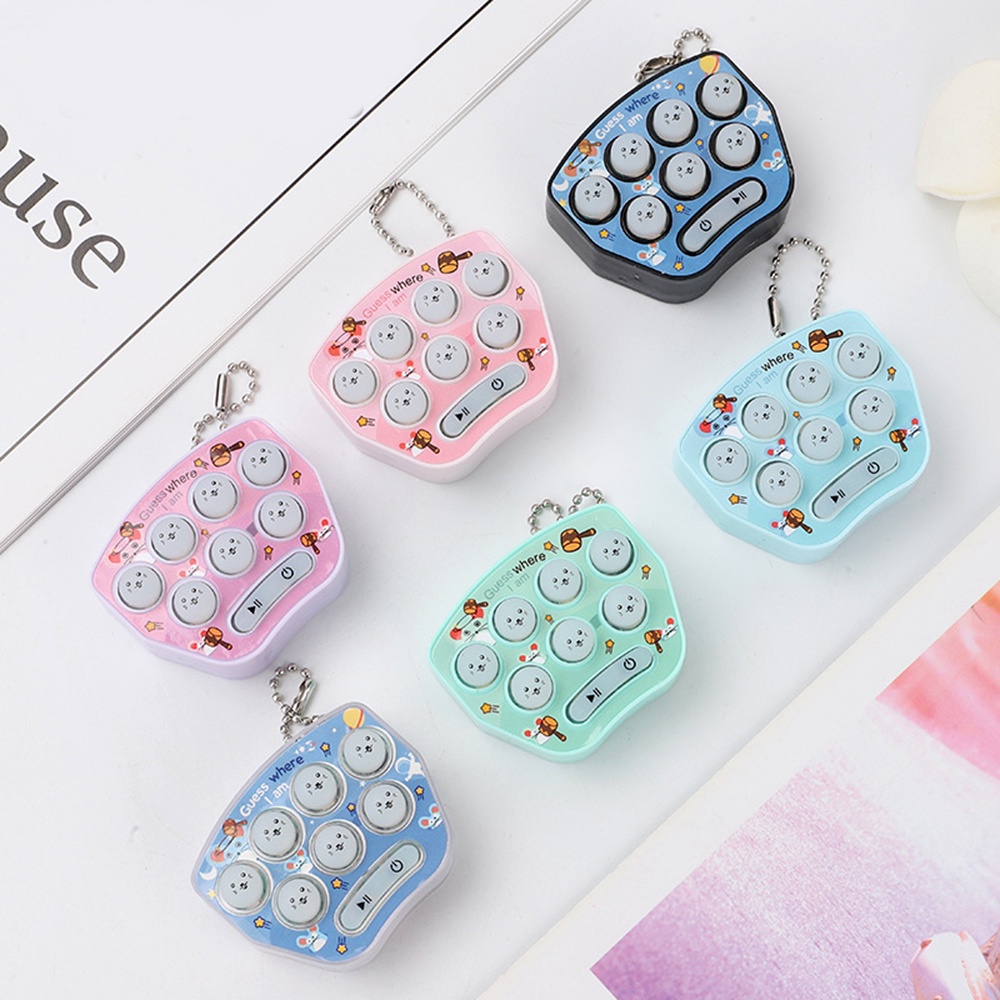 1 móc khóa đồ chơi mini xếp hình giảm căng thẳng cho bé