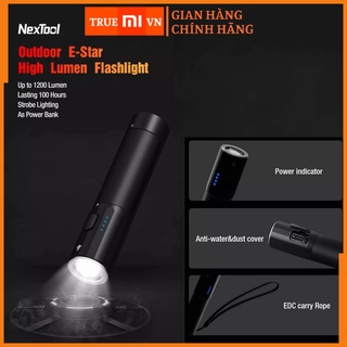 Đèn pin ngoài trời siêu sáng Xiaomi Nextool, kiêm sạc dự phòng