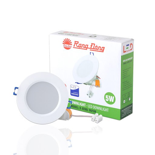 Đèn LED âm trần Rạng Đông 3W, 5W, 7W, 9W ChipLED SAMSUNG Model AT06 - AT06 V2