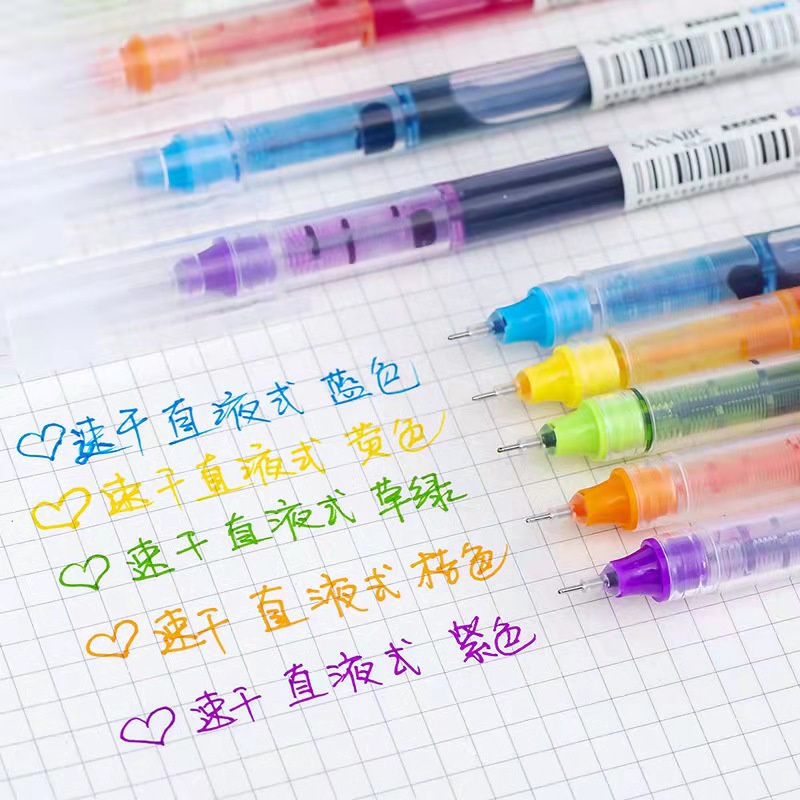 Bút Mực gel Ngòi 0.5mm 8 Màu Tùy Chọn Tiện Dụng