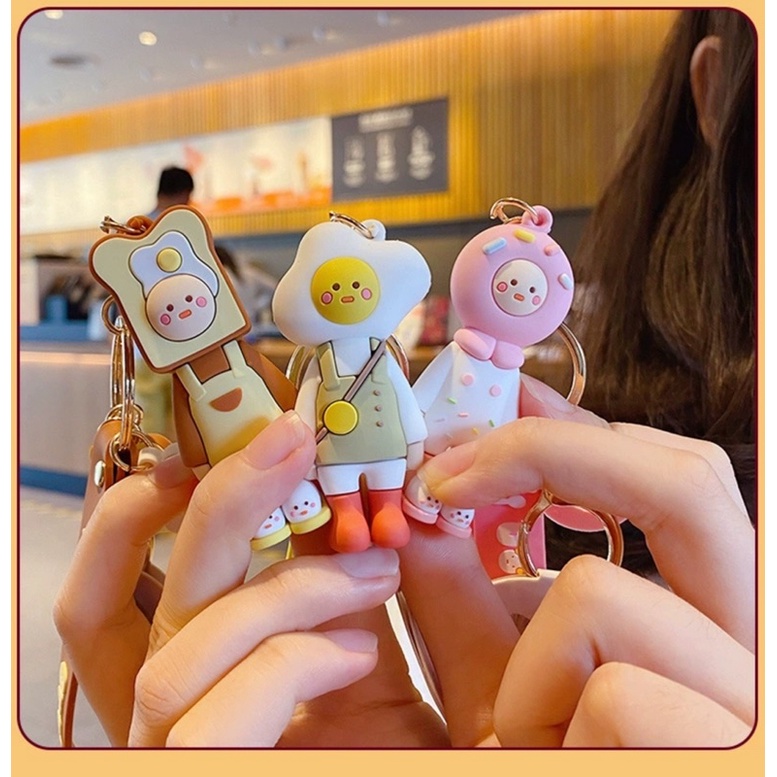 Móc Khóa Đồ Ăn siêu dễ thương