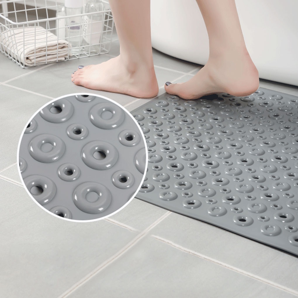 [CHOO] Non-Slip Shower Mat with Suction Cup Bathtub Bathroom Rubber Pad Toilet Massage PVC Foot Mat