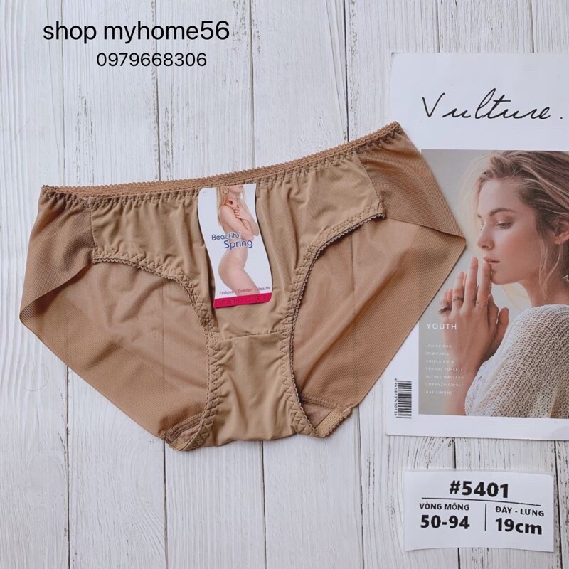 10 quần lót ren lưới siêu nhẹ,siêu thoáng 5410 myhome56