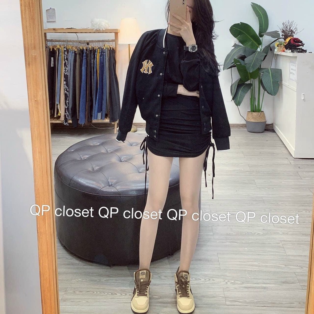 Áo khoác bomber unisex,  Áo bomber bóng chày NY thêu chất nỉ dày dặn, mặc đi học, đi chơi | BigBuy360 - bigbuy360.vn