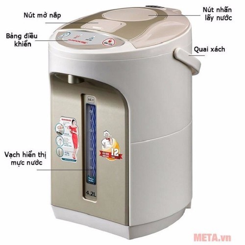 Bình thủy điện SUNHOUSE SHD1542 dung tích 4.2L