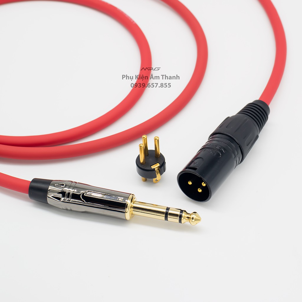 Dây Âm Thanh Balance XLR Male To TRS 6.3mm