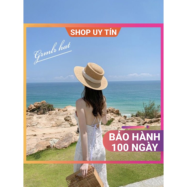 Mũ Đi Biển - Nón Cói Rộng Vành Vintage Cao Cấp Nữ Đẹp