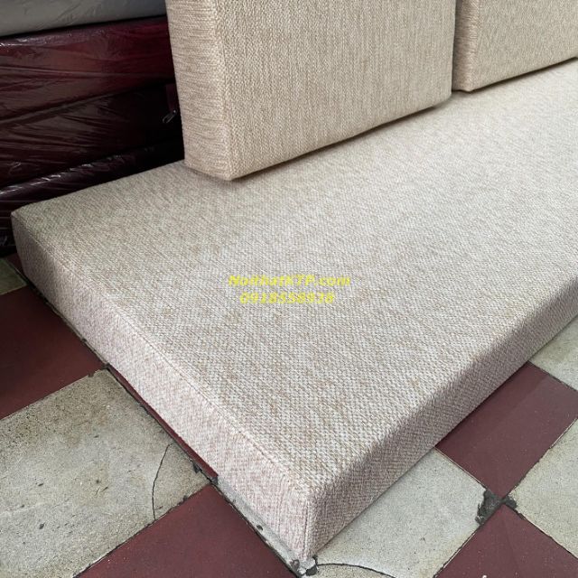 Bộ nệm salon vải bố dày 10cm cao cấp