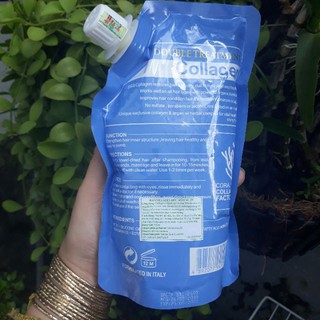 Dầu Hấp Diva Collagen Siêu Mượt 500ml (xanh)
