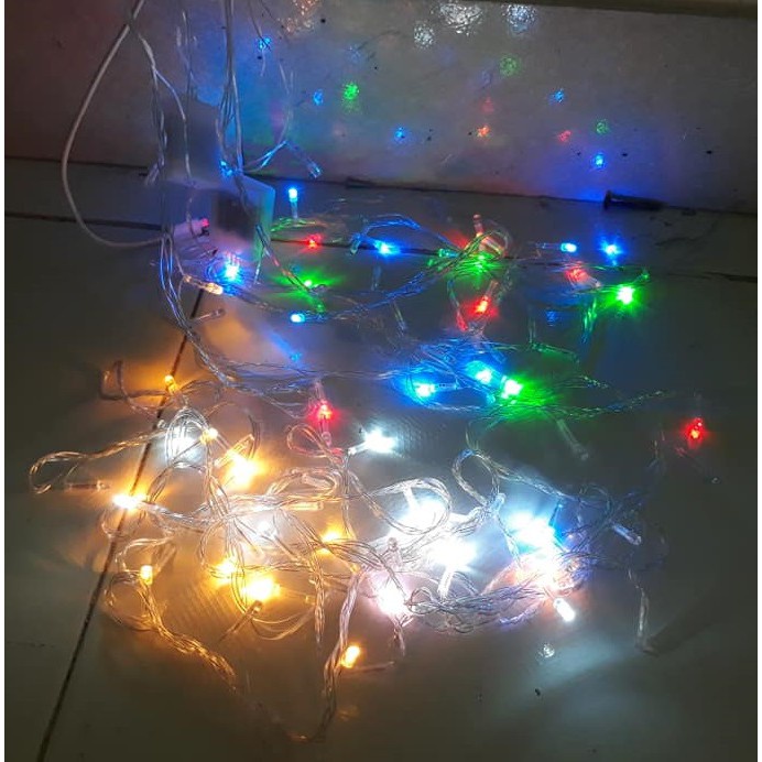 Dây đèn led chớp nháy đủ màu 5M trang trí giáng sinh, trang trí tết