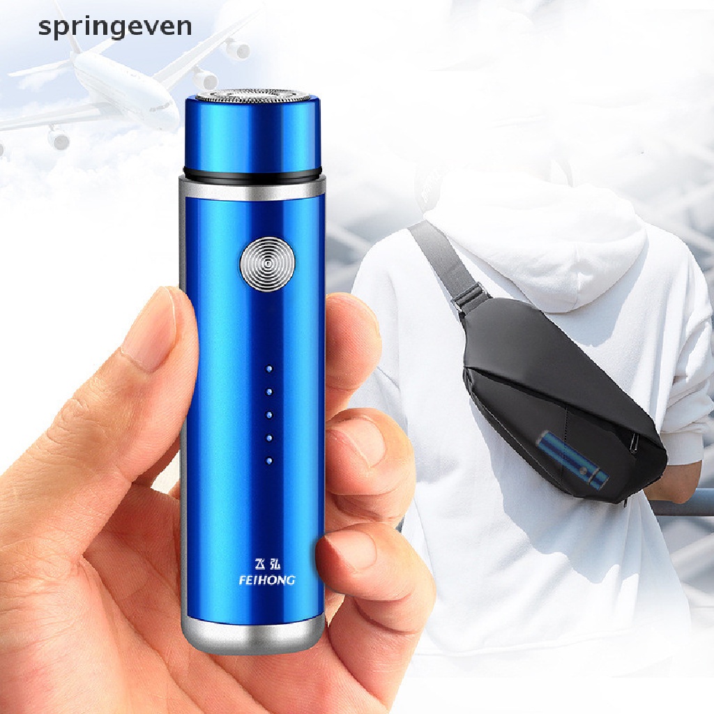 [Hàng mới về] Máy cạo râu mini bằng điện sạc bằng cổng USB tiện dụng cho nam