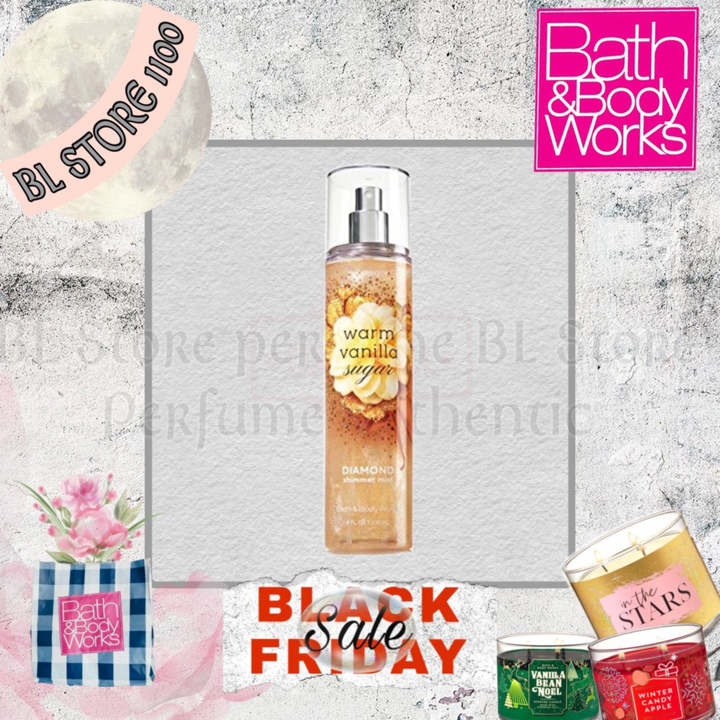 [BL] Xịt thơm có nhũ Bath and Body Works - Warm Vanilla Sugar Shimmer ( 236ml)