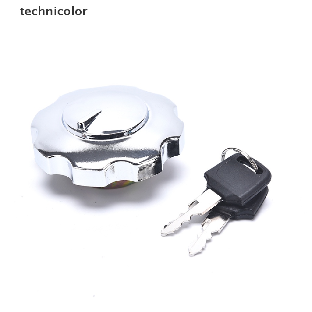 technicolor 1PCS Motorcycle Fuel Gas Tank Cap Cover Lock Set For Honda CG125 Spare Parts TYG