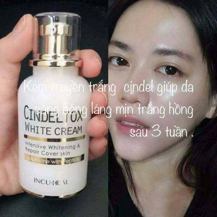 Kem dưỡng trắng da Cindel Tox White Cream