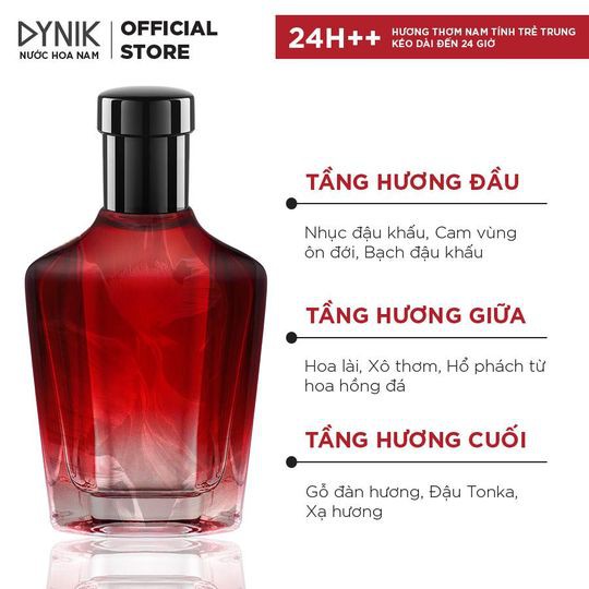 Nước hoa nam DYNIK - Xạ hương trầm ấm (Breathing mountain air)