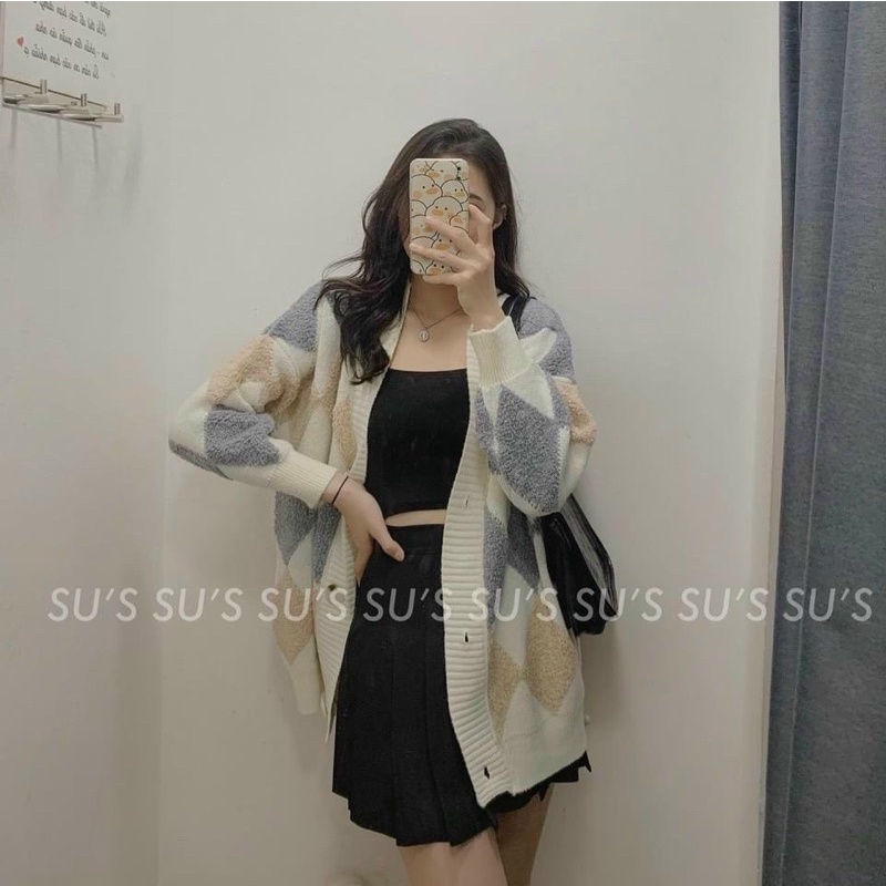 [Mã 2611THTRANG100K hoàn 10% xu đơn 99K] Áo cadigan len lông trám quảng châu | BigBuy360 - bigbuy360.vn