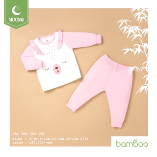 [MOON] Bộ dài tay mặc điều hoà cho bé