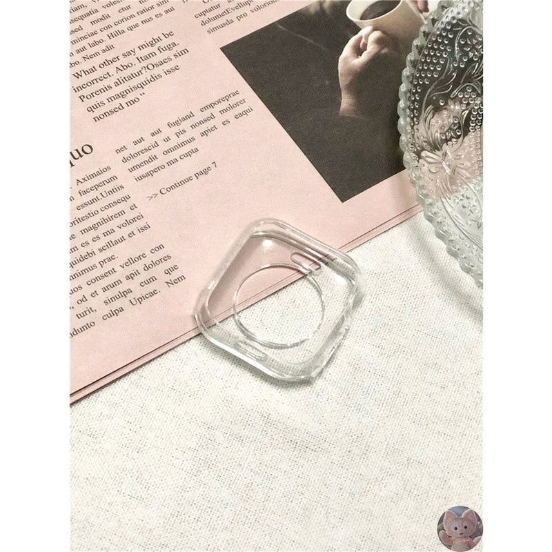 Ốp Silicone TPU Trong Suốt Siêu Mỏng Cho iWatch Series 8 Ultra 7 6 SE 5 4 3 2 1 49MM 45MM 41MM 40MM 44MM 44MM