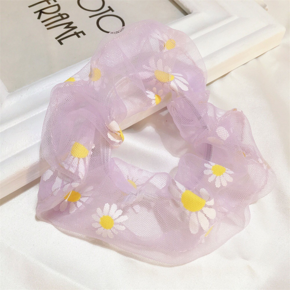 Fashion Accessories Female Fluffy Hair Chrysanthemum Headband Băng đô Headband Hair Curly Headband Korean Style Super Cute Female Headband