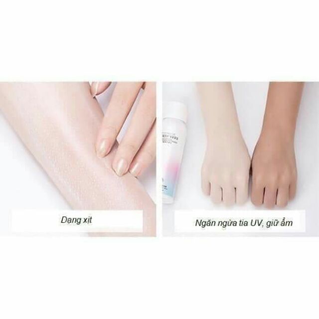 Xịt chống nắng trang điểm thần thánh Maycreat