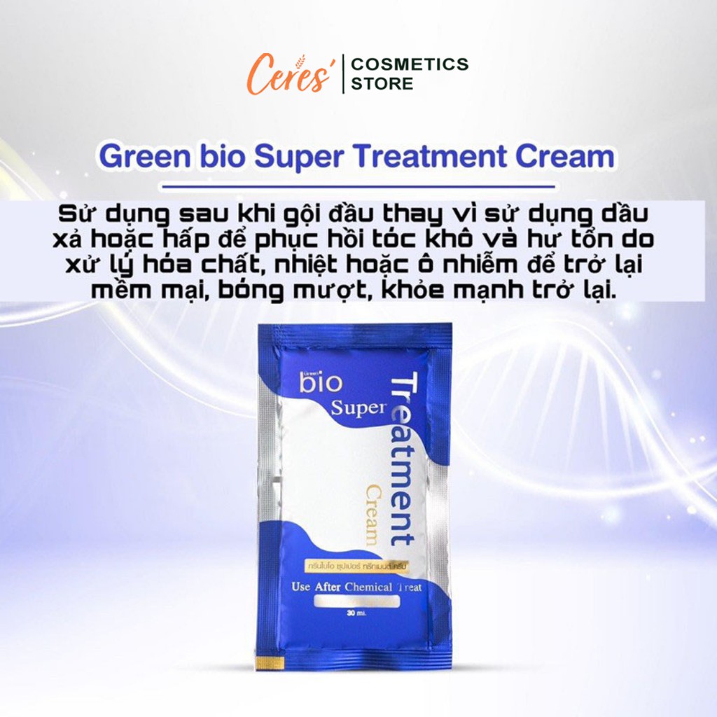 Ủ Tóc 💕𝑭𝒓𝒆𝒆𝒔𝒉𝒊𝒑💕 Kem Ủ Tóc Bio Super Treatment Thái Lan Siêu Mềm Mượt Phục Hồi Tóc