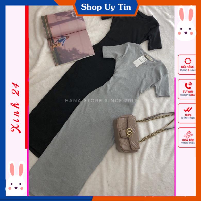 Đầm body tay ngắn / váy dáng dài xẻ quyến rũ [Ảnh thật kèm video] | BigBuy360 - bigbuy360.vn